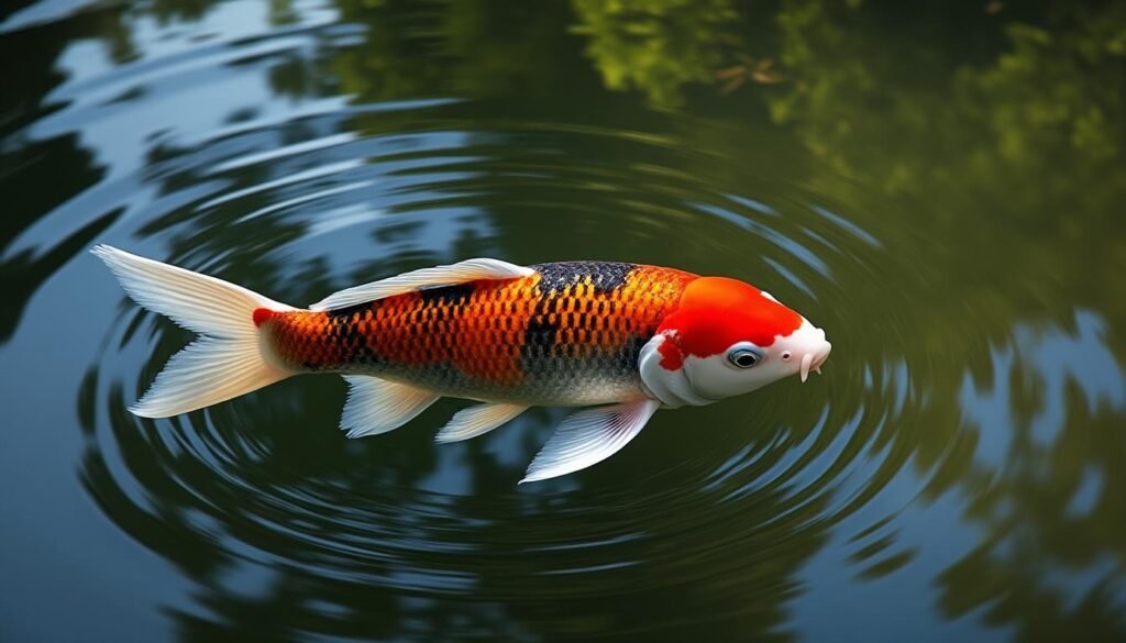 découvrez la beauté et la sérénité de la carpe koï aka muji, une variété élégante et colorée parfaite pour embellir votre étang ou jardin aquatique.