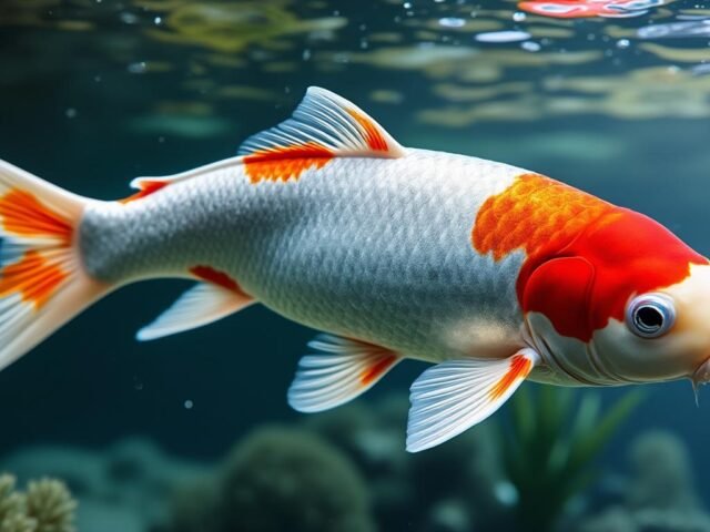 Carpe Koï Beni Kikokuryu