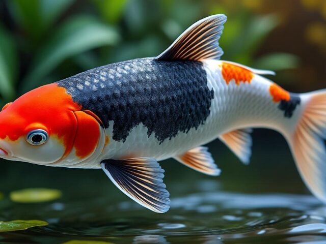 Carpe Koï Butterfly Showa