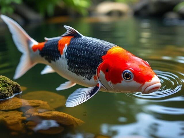 Carpe Koï Ginrin Hi Utsuri