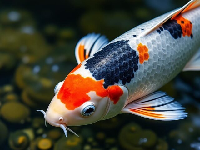 Carpe Koï Ginrin Hikari Utsuri