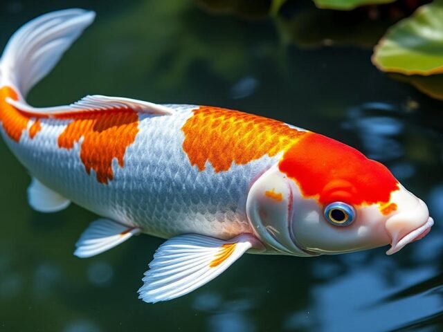 Carpe Koï Ginrin Kohaku