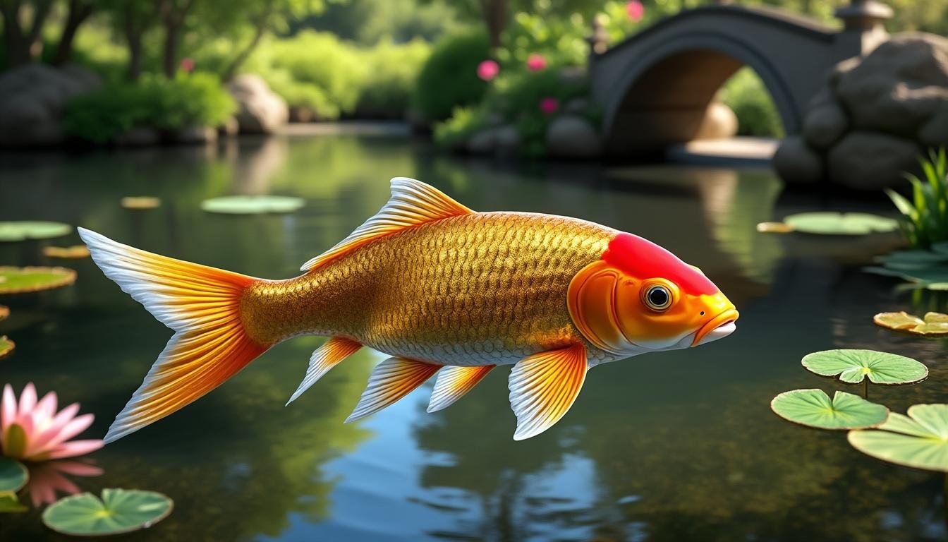 découvrez la carpe koï ginrin ogon, une beauté scintillante aux écailles étincelantes, parfaite pour enrichir votre étang avec élégance et sérénité.