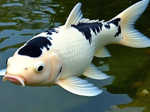 Carpe Koï Ginrin Shiro Utsuri