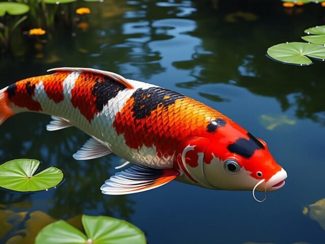 Carpe Koï Ginrin Showa