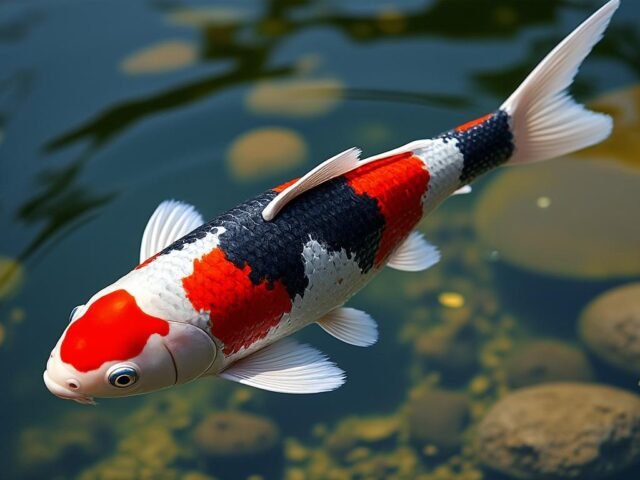 Carpe Koï Ginrin Showa