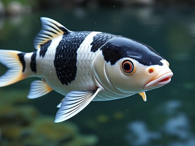 Carpe Koï Ginrin Utsuri