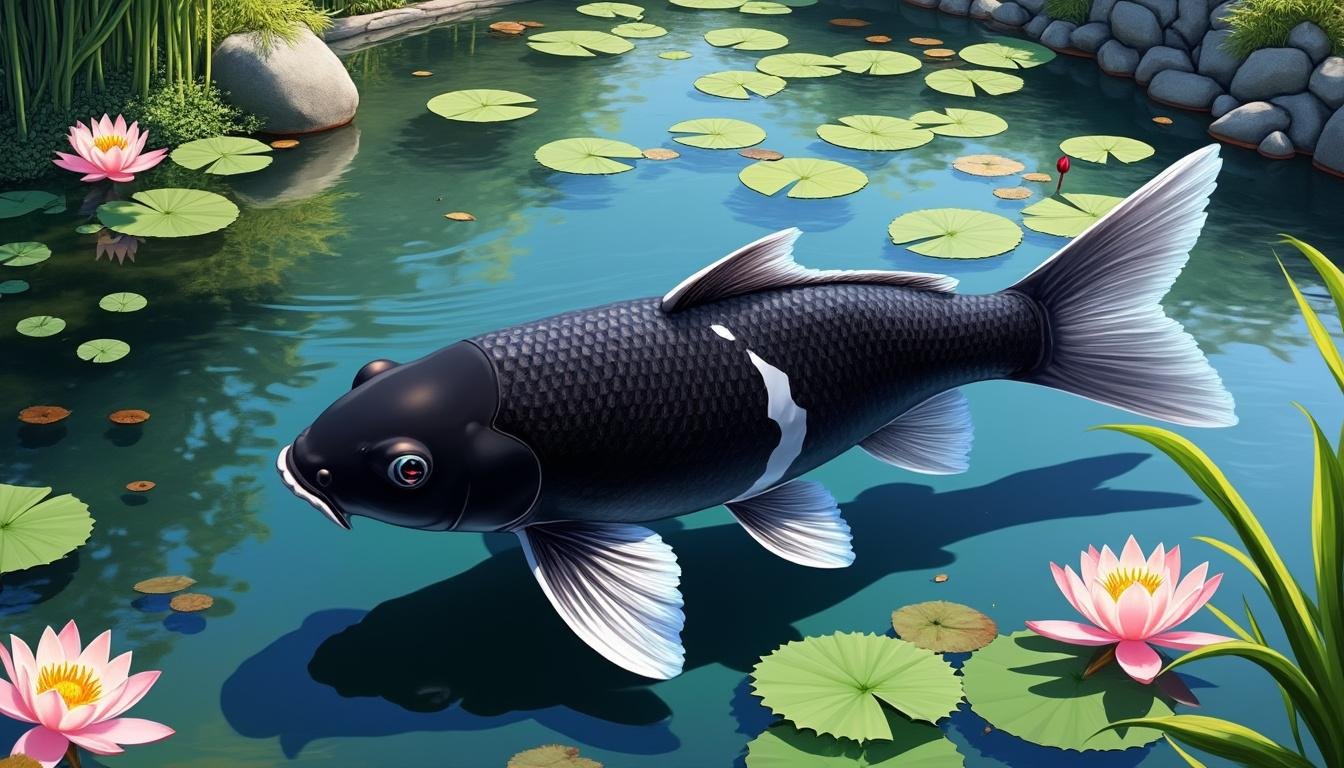 découvrez la carpe koï hajiro, une variété élégante et colorée, idéale pour embellir votre bassin avec grâce et authenticité.