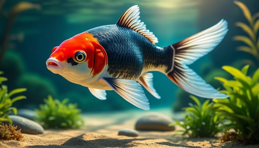 découvrez la carpe koï kage sanke, une variété élégante et colorée idéale pour embellir votre bassin avec ses motifs uniques et sa grande robustesse.