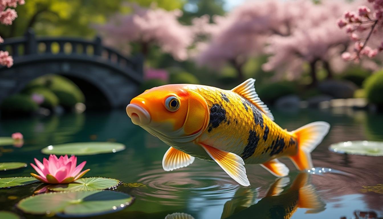 découvrez la beauté unique de la carpe koï ki bekko, célèbre pour son corps blanc éclatant orné de taches noires irrégulières. parfaite pour enrichir votre bassin avec une touche élégante et traditionnelle japonaise.