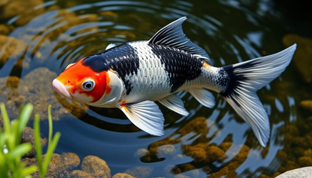 découvrez la carpe koï kuro goshiki, une variété rare et élégante aux couleurs uniques, parfaite pour sublimer votre bassin.