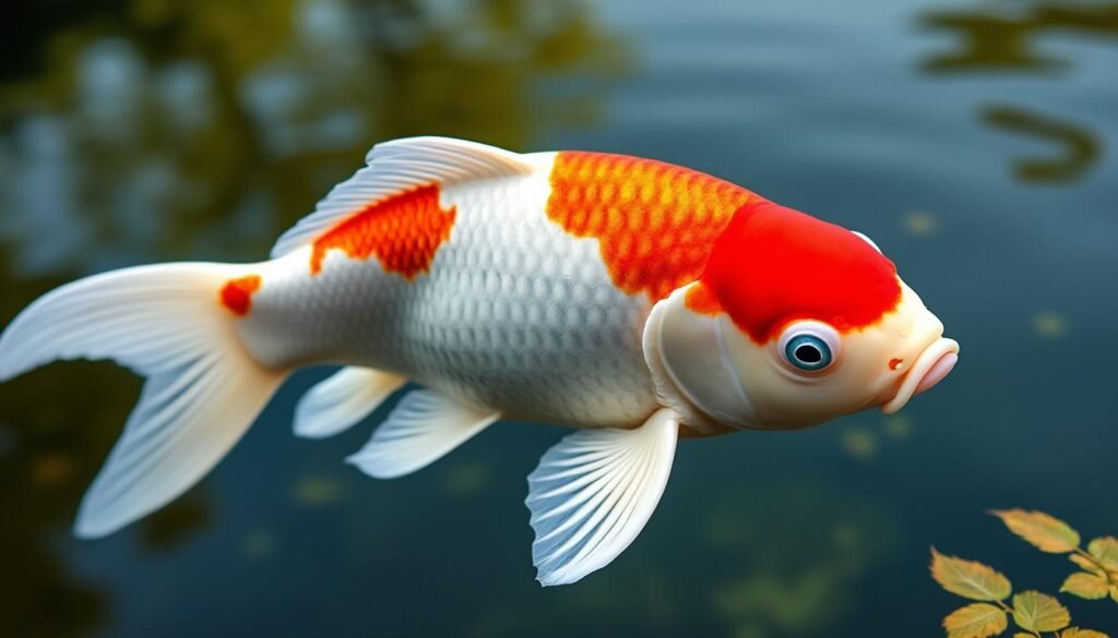 découvrez la carpe koï maruten kohaku, une variété élégante et traditionnelle japonaise aux motifs rouges et blancs éclatants, symbole de chance et de longévité.