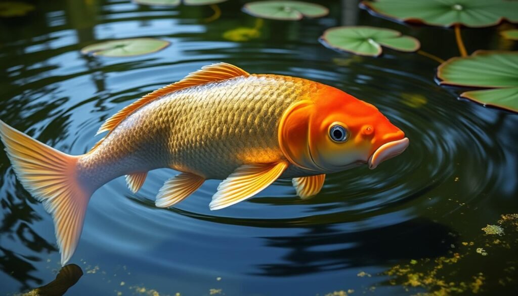 découvrez la carpe koï nezu ogon, une variété élégante reconnue pour ses écailles métalliques brillantes et son coloris unique. parfaite pour embellir votre bassin ou aquarium.