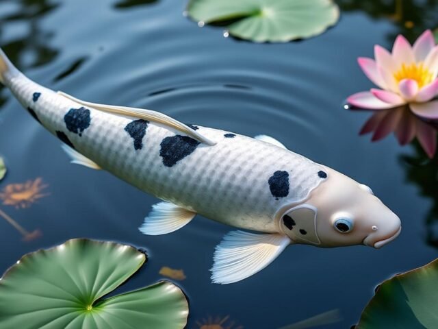 Carpe Koï Shiro Utsuri