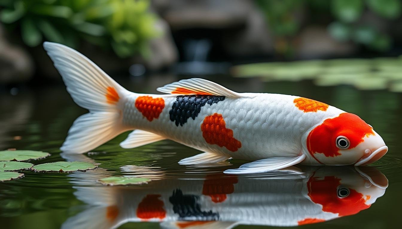 découvrez la beauté unique de la carpe koï soragoi, un symbole de paix et de sérénité pour votre bassin ou jardin aquatique.