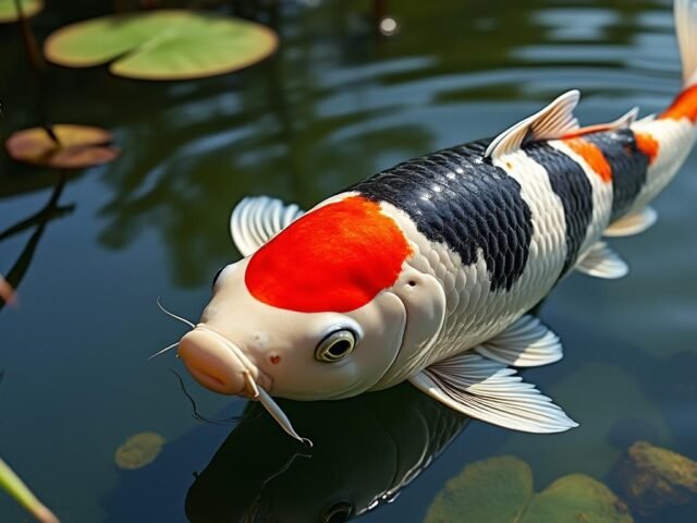 Carpe Koï Tancho Showa