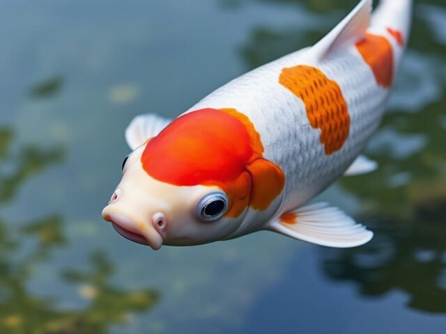 Carpe Koï Tancho Showa