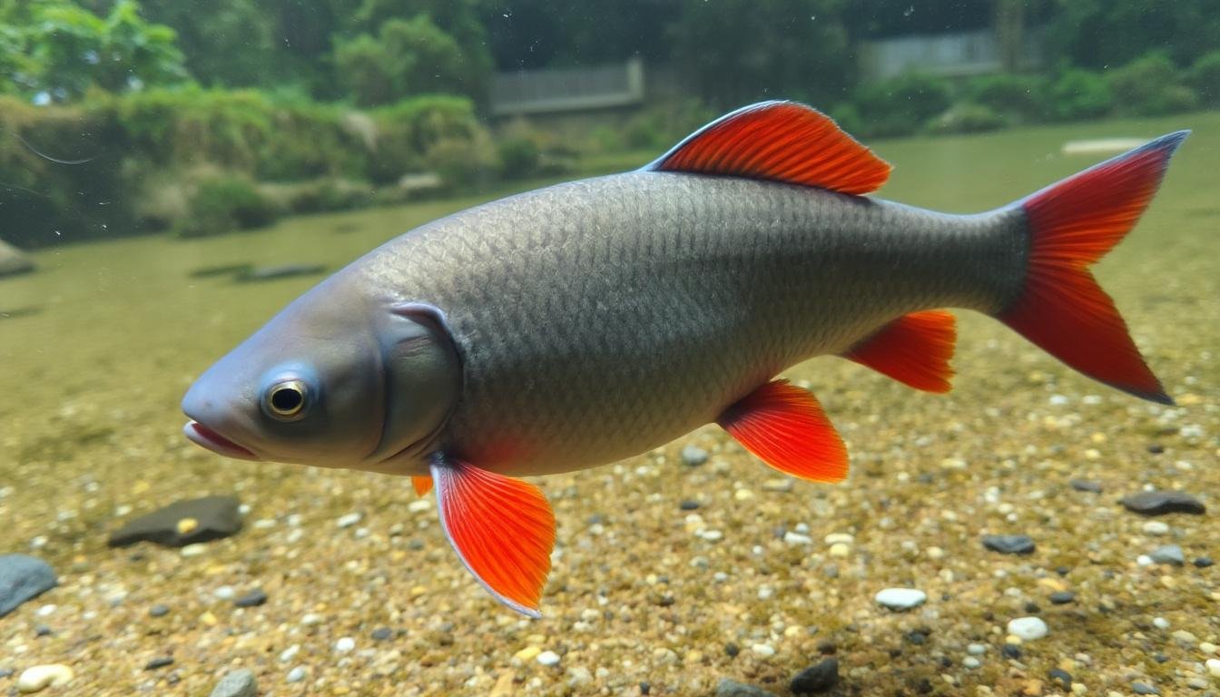 découvrez la carpe asiatique rouge (cyprinus rubrofuscus), l'ancêtre impressionnant des koïs, connue pour sa couleur vive et son importance culturelle en aquaculture.