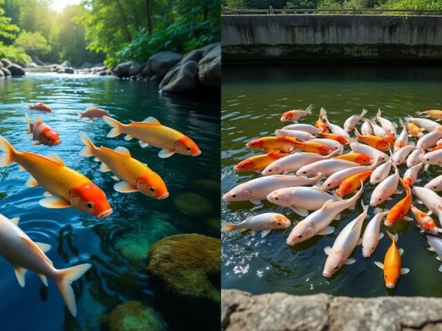 Carpes sauvages vs carpes d’élevage