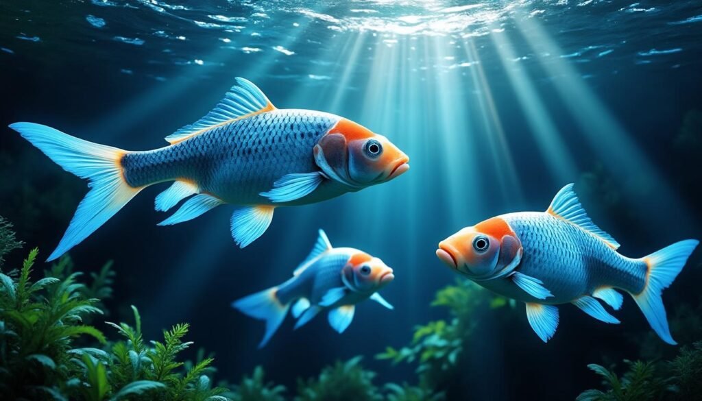 découvrez comment les carpes perçoivent la lumière et adaptez leur comportement en fonction des variations d'éclairage dans leur environnement aquatique.