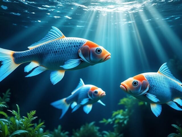 Comment les carpes perçoivent la lumière