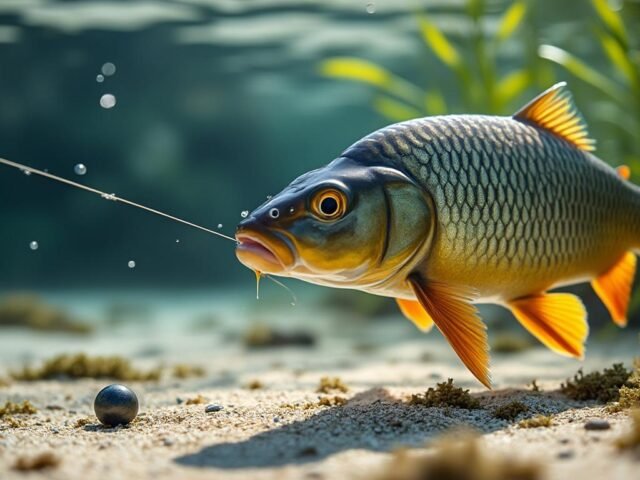 Comment les carpes perçoivent les lignes et plombs
