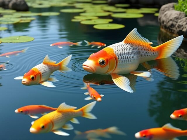 Croissance des carpes selon la température