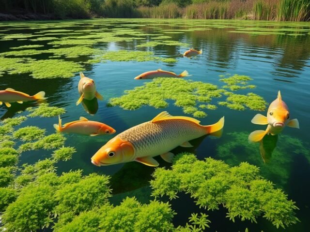 Impact des algues sur la croissance des carpes