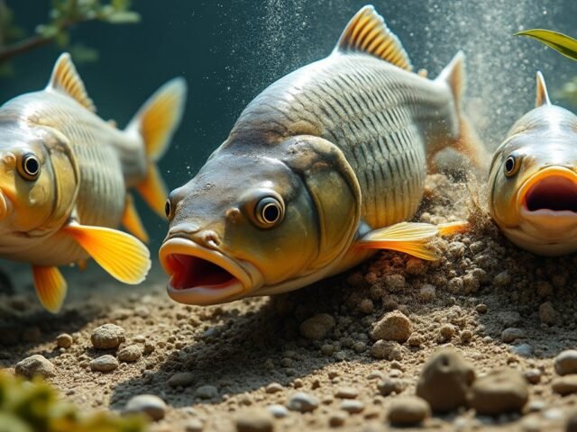 Pourquoi les carpes fouillent la vase