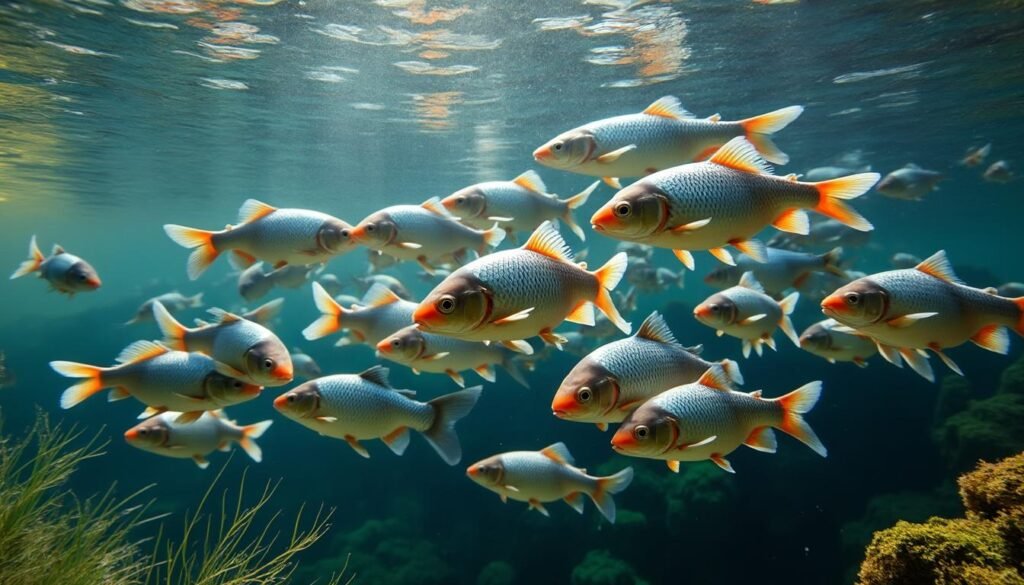 découvrez pourquoi les carpes se regroupent en bancs, les raisons biologiques et les avantages de ce comportement social dans leur environnement naturel.