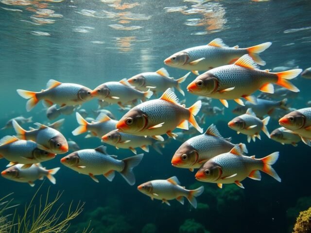 Pourquoi les carpes se rassemblent parfois en bancs