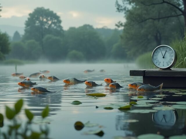 Pression atmosphérique et activité des carpes