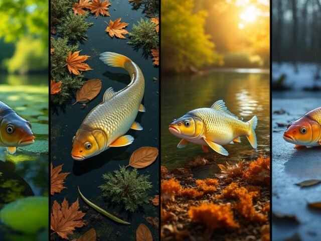 Variation de poids des carpes selon les saisons