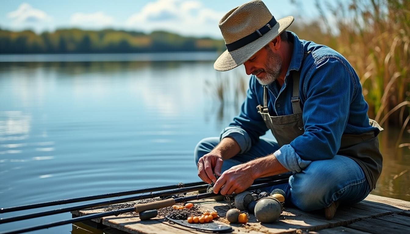 Découvrez les techniques essentielles pour maîtriser les montages de canne dédiés à la pêche de la carpe, et améliorez vos performances au bord de l'eau.