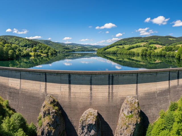 Découverte du barrage des fades en auvergne