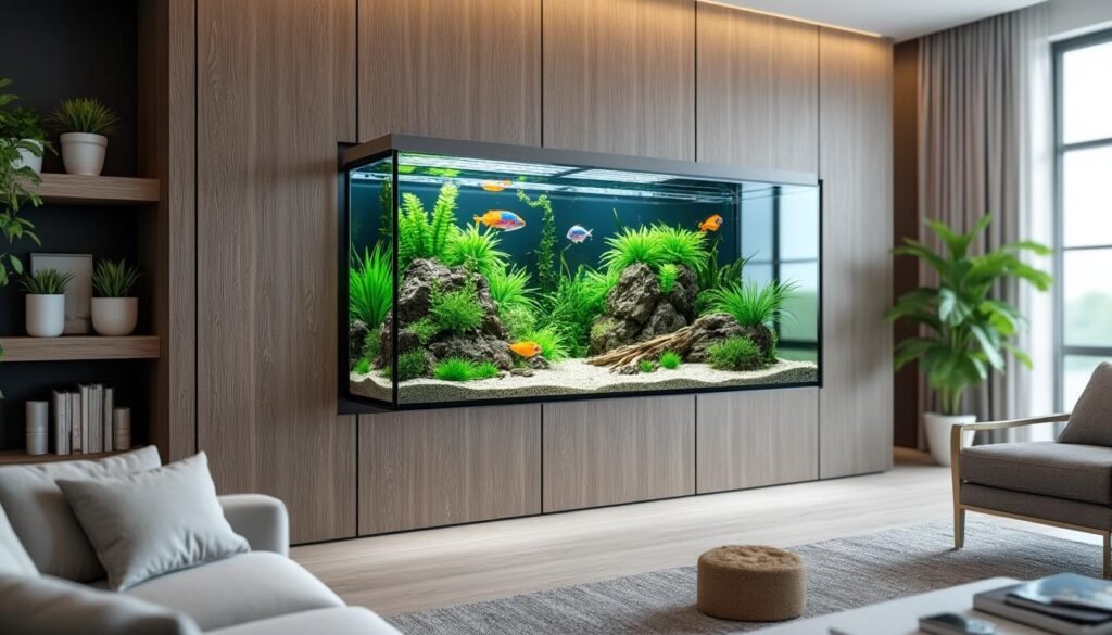 découvrez notre guide complet sur les aquariums muraux et encastrés : analyse des contraintes, estimation des prix et conseils sur la faisabilité pour sublimer votre intérieur.
